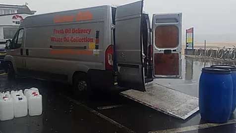 Free Waste Oil Collection Van