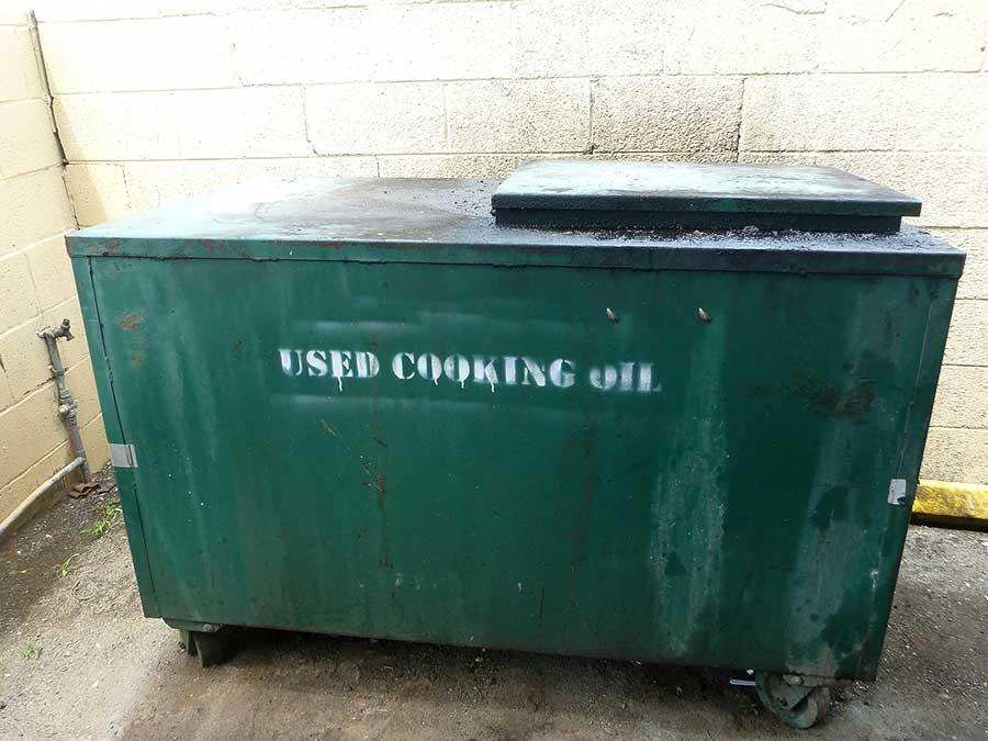 used cooking oil